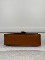 Celine Houndstooth Crossbody Bag Brown Multi