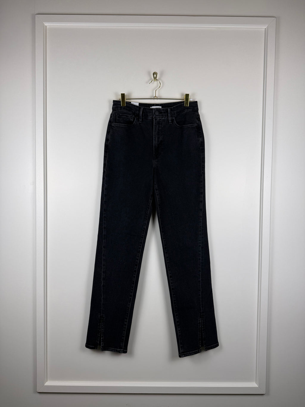 Good American "Good Boy" Jeans Dark Grey Sz. 2/26