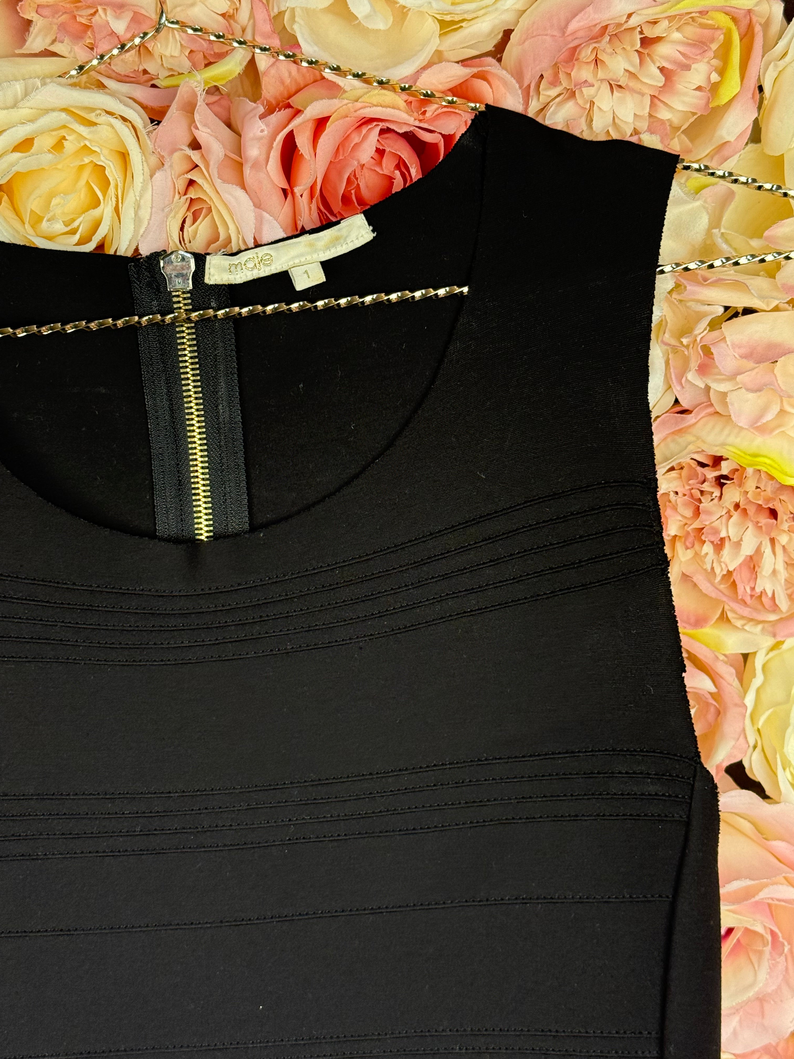 Maje Dress Black Sz. 34 DE (1)