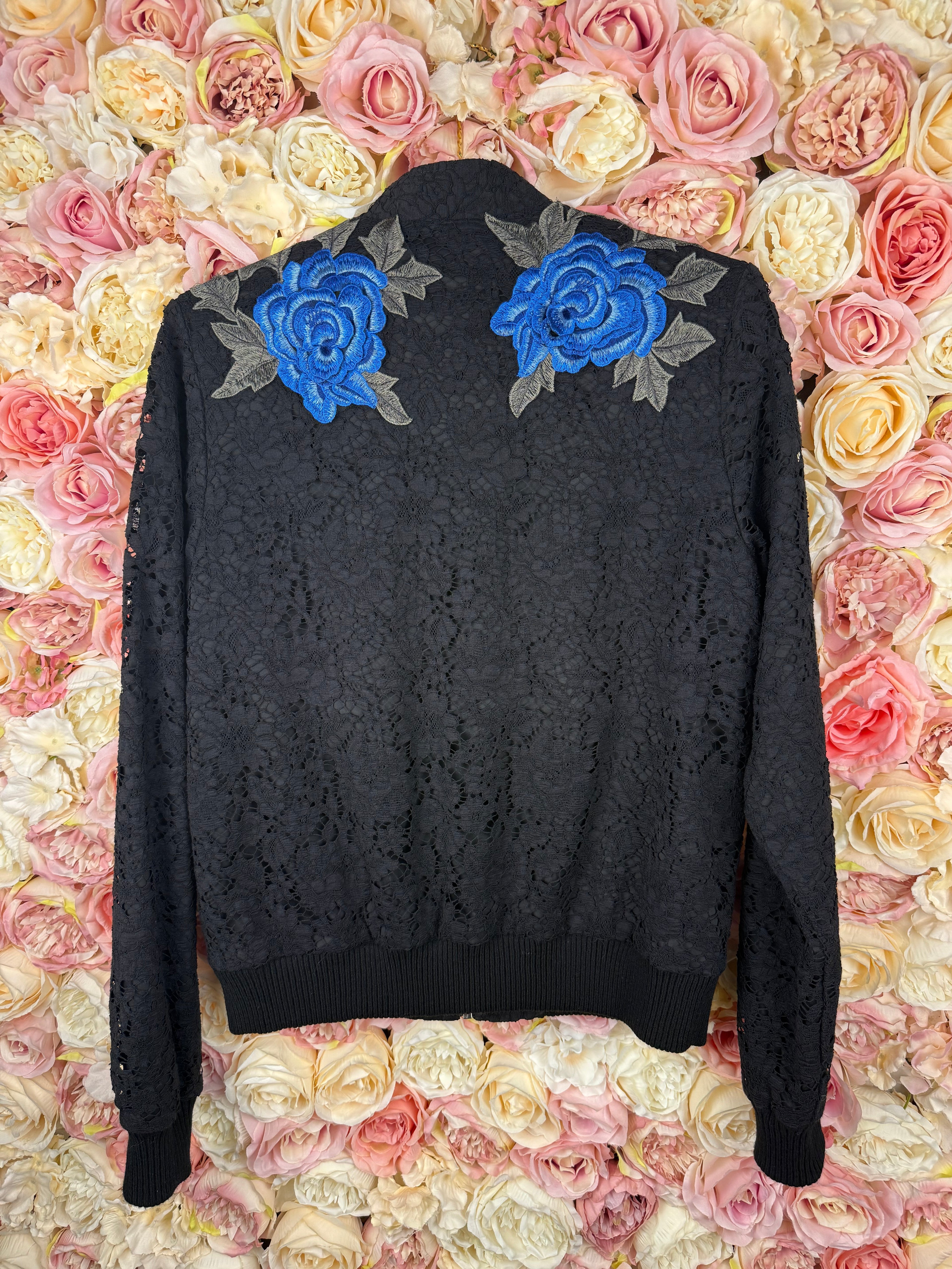 Ewa Herzog Lace Bomber Jacket