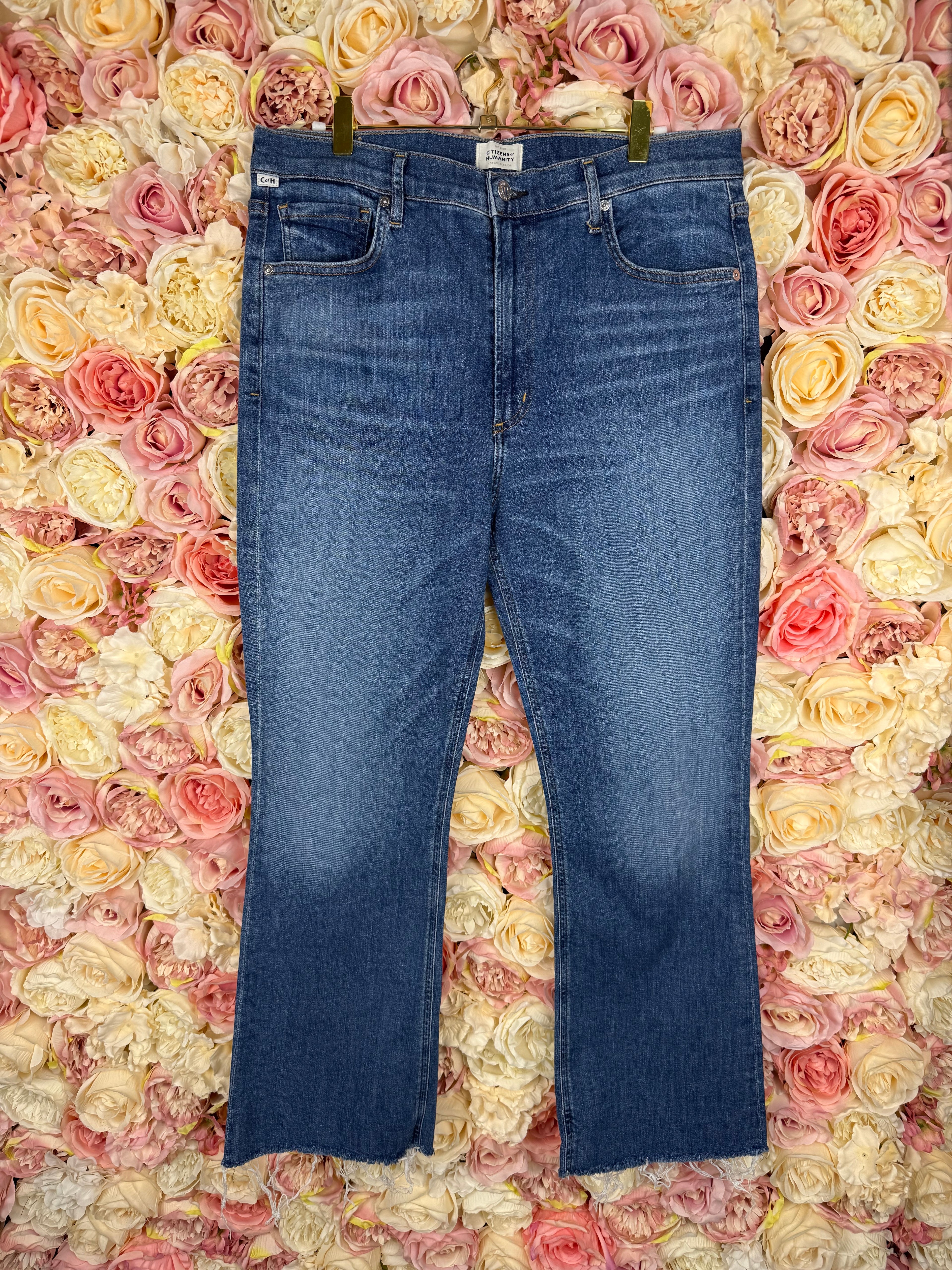 Citizens of Humanity Jeans "Isola Cropped" Blue Sz. 31