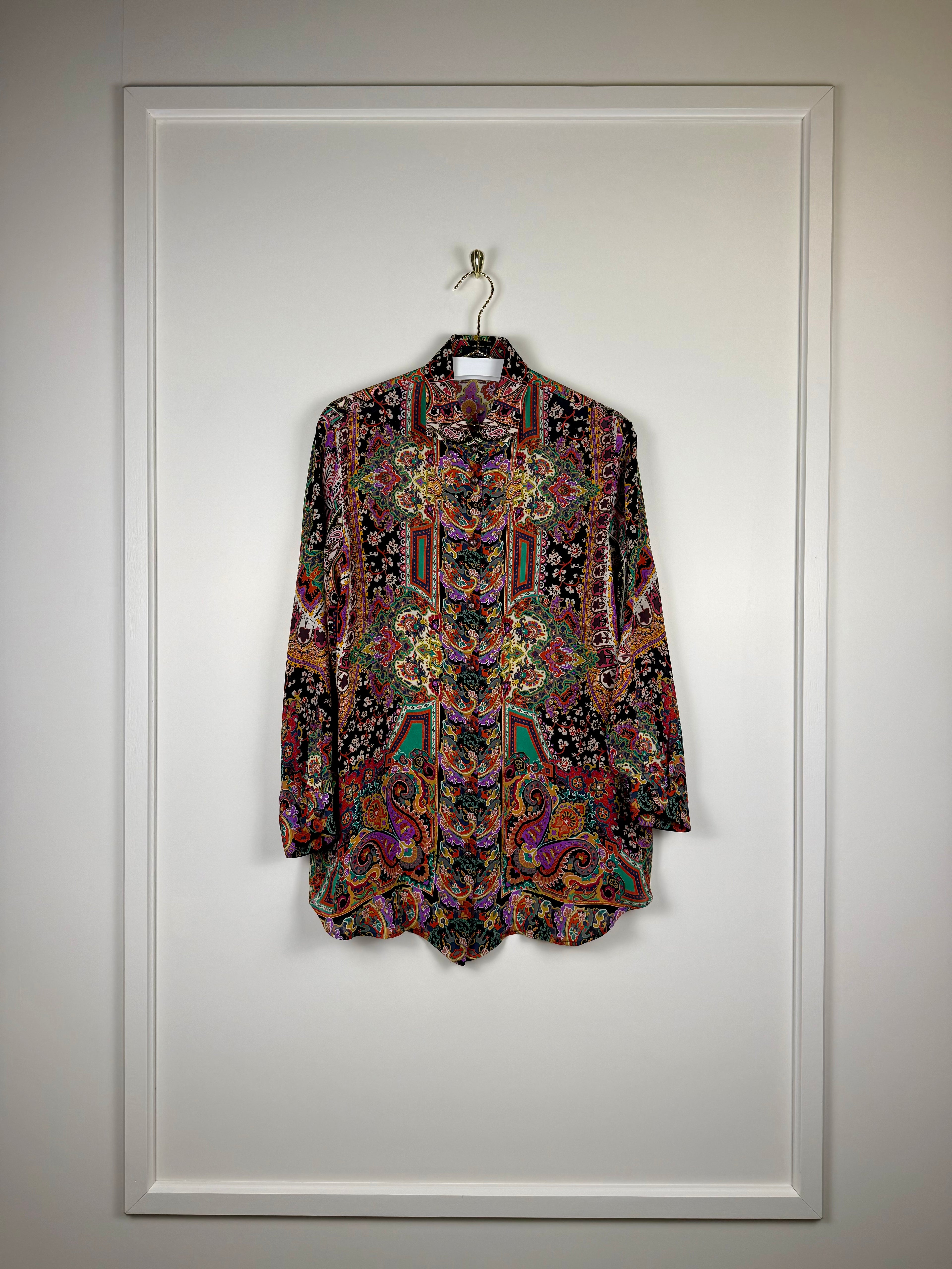 Etro Silk Blouse Multi Sz. 46 DE (50 IT)