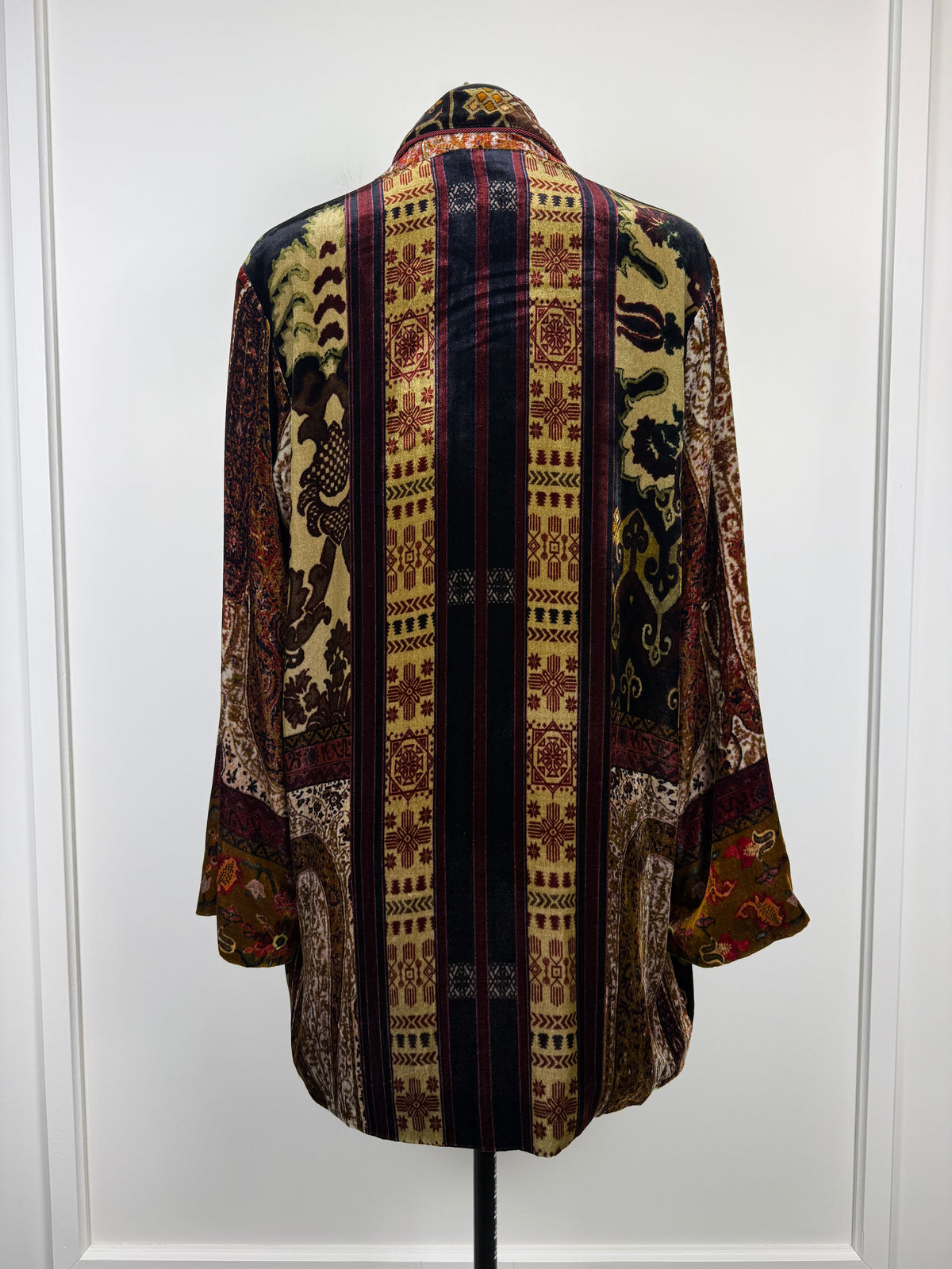 Etro Velvet Jacket Dark Multi