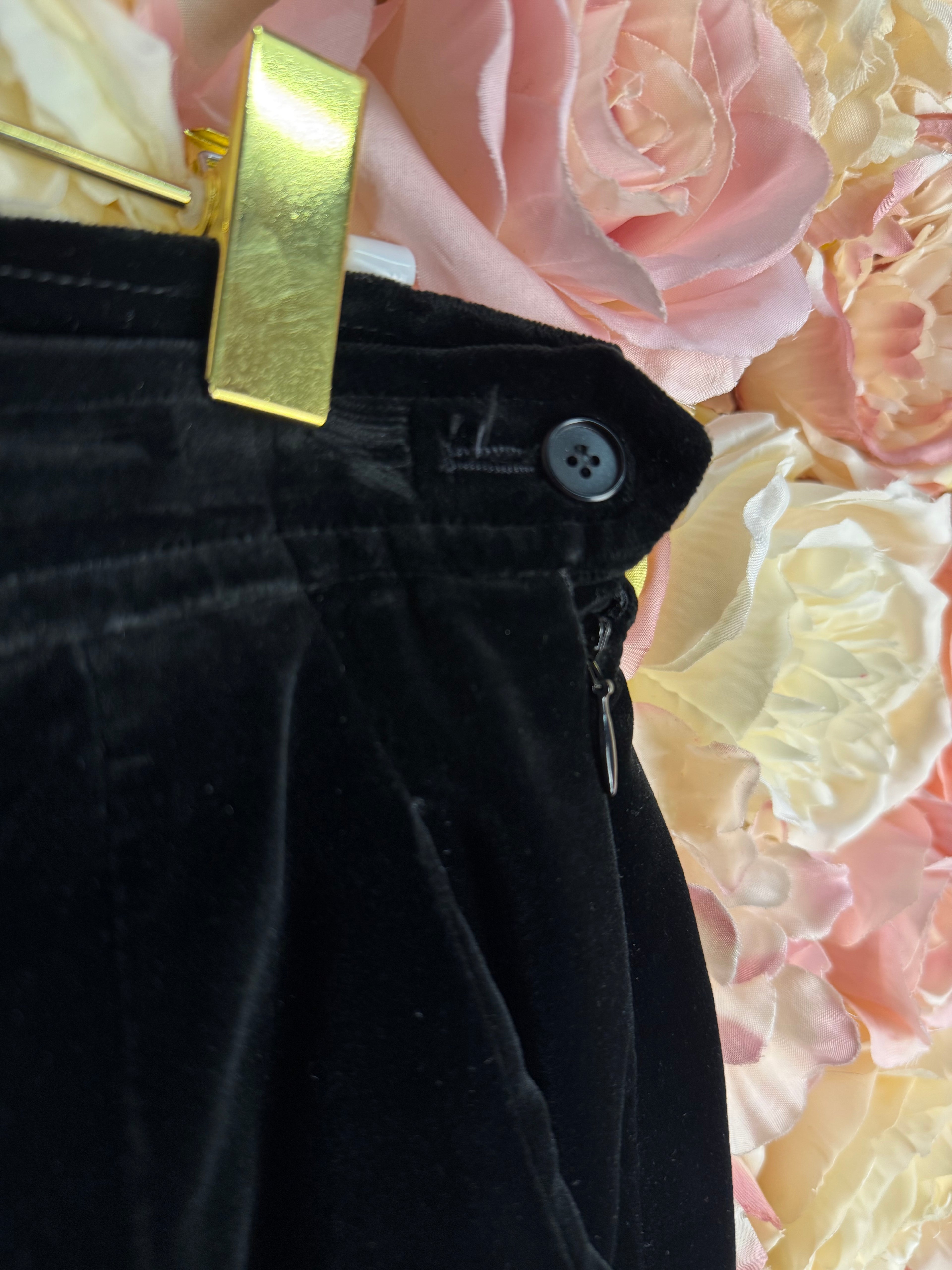 Yves Saint Laurent Velvet Skirt