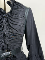 Alexander McQueen Vintage Korsett-Jacke – Schwarz – Gr. 38 DE (42 IT)