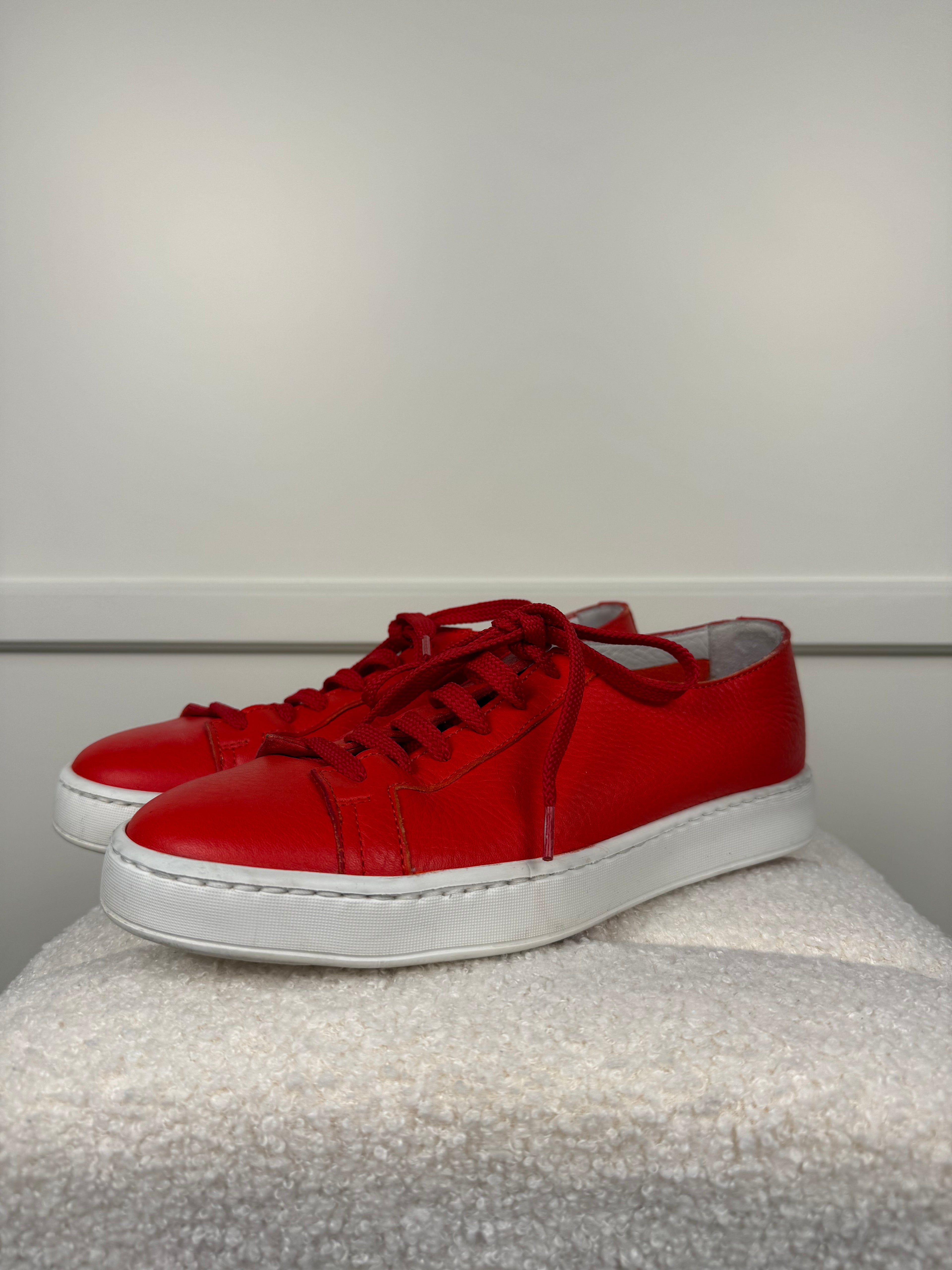 Santoni Leder Sneakers – Verschiedene Farben – Gr. 39
