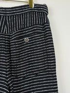 Chanel 23P Tweed Pants – Black/Silver – Size 42 DE (44 FR)