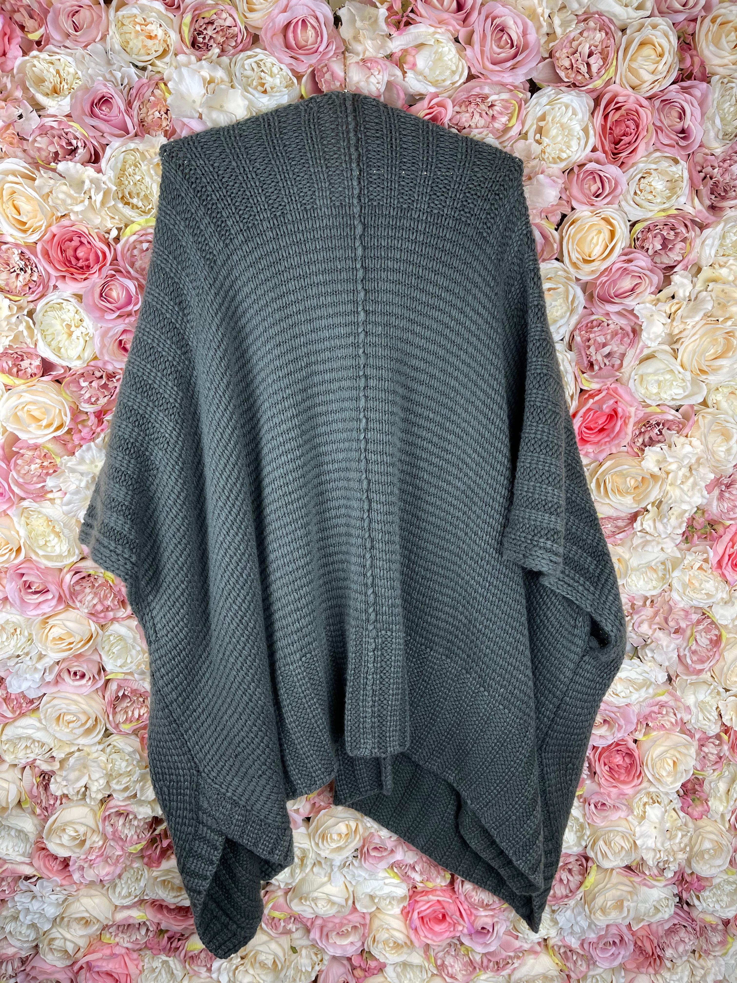 Iris von Arnim Cashmere Cape Green OS