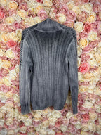 Avant Toi Turtle Neck Sweater Cashmere Mix Grey Sz. S