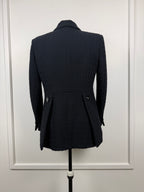 Chanel Tweed Smoking-Blazer – Schwarz – vermutlich Pre-Fall 2017 – Gr. 44 DE (46 FR)