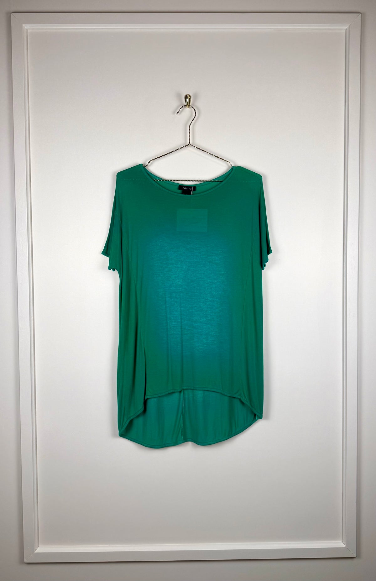 Avant Toi Oversized T-Shirt Green & Orange Sz. M