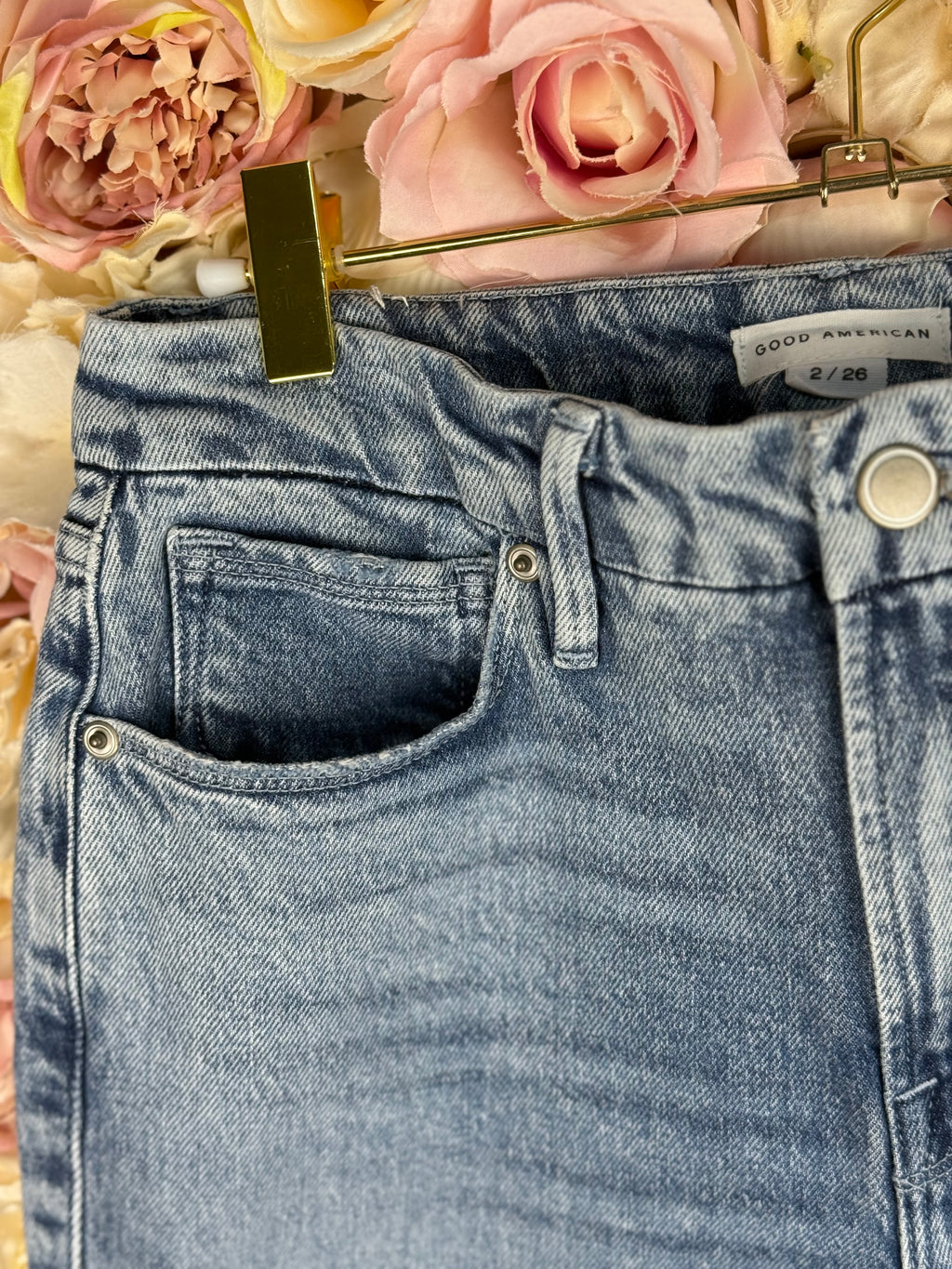 Good American "Good Classic" Indigo Sz. 2/26