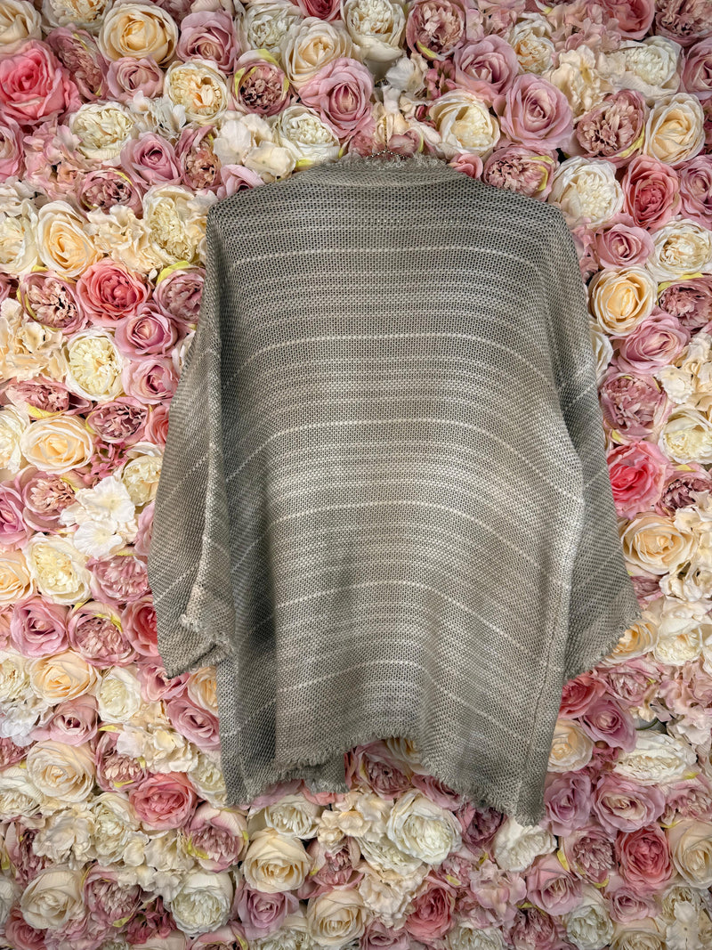 Avant Toi Cotton Cardigan Taupe