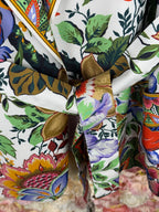 Etro Silk Jacket with Belt Multi Sz. 34 DE (38 IT) oversized