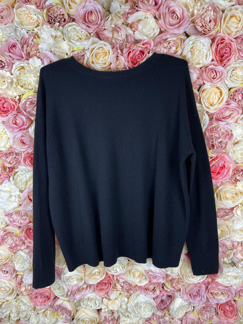 Vince Cashmere Sweater Black Sz. XS