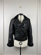Versace Vintage Lederjacke – Schwarz – Gr. 38 DE (42 IT)