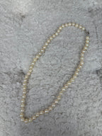 No Name Necklace Freshwater Pearls White