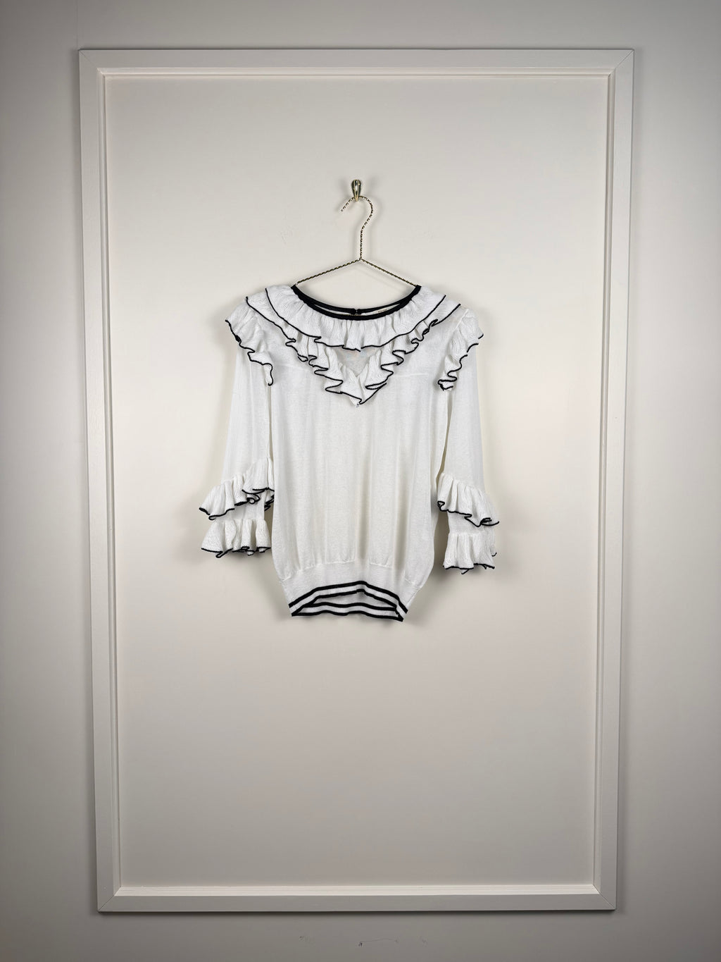 LoveShackFancy Pullover – Ecru – Gr. M