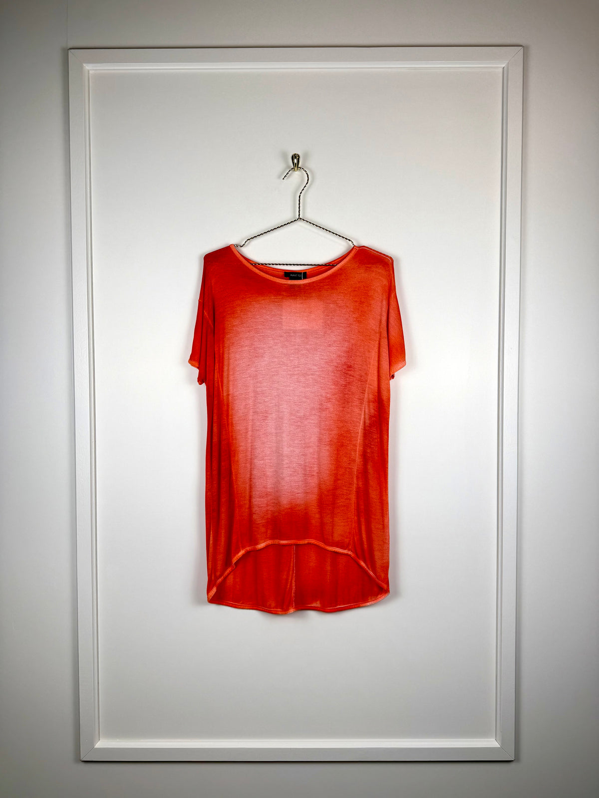 Avant Toi Oversized T-Shirt Green & Orange Sz. M