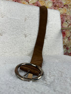 Prada Velour Belt Brown Sz. 90