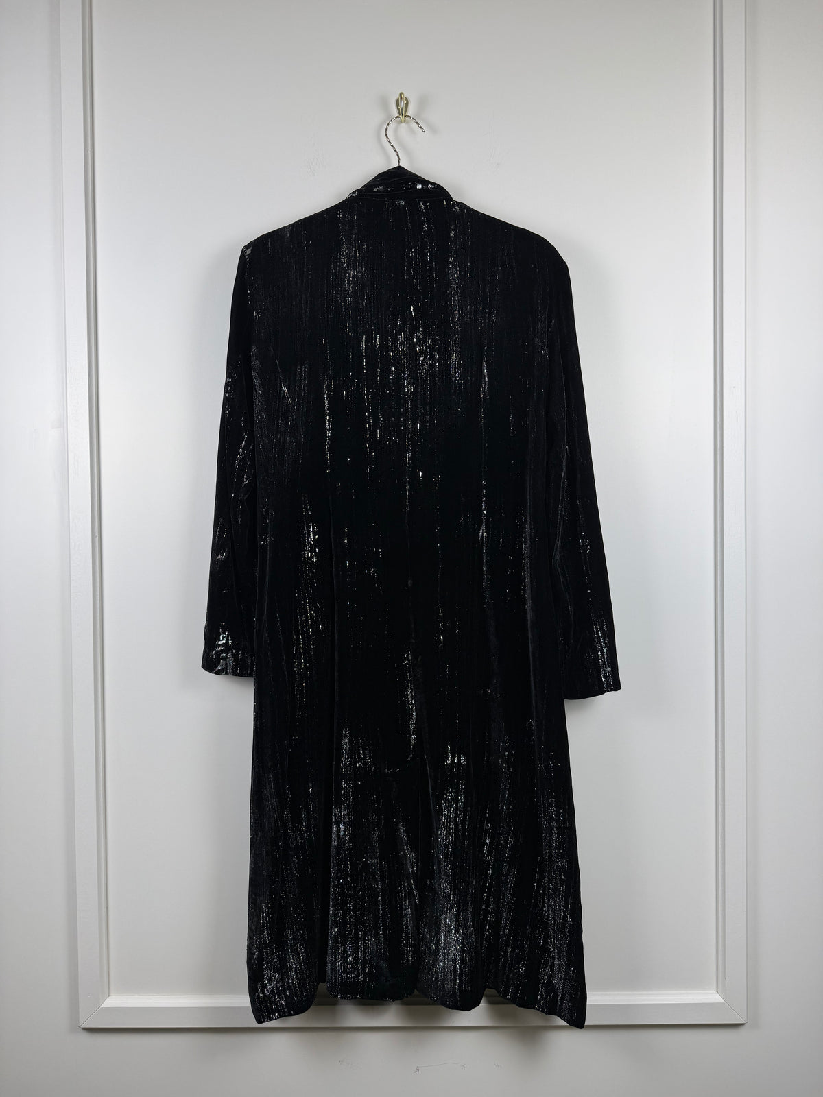 Avant Toi Mantel – Schwarz/Silber – Gr. M