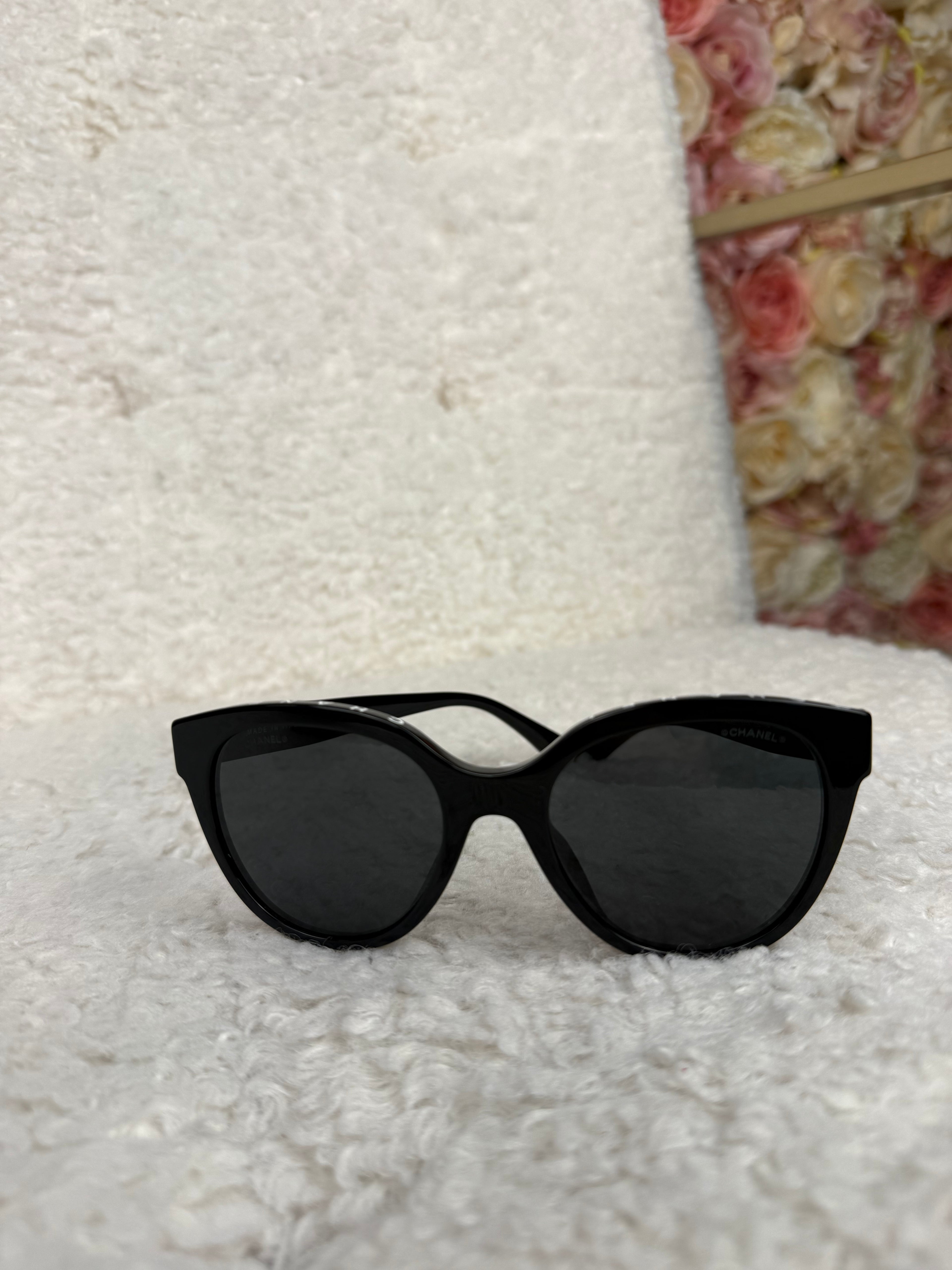 Chanel Butterfly Sunglasses Black