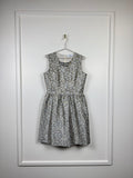 Blugirl Blumarine Kleid mit Schmucksteinen – Silber – Gr. 38 DE