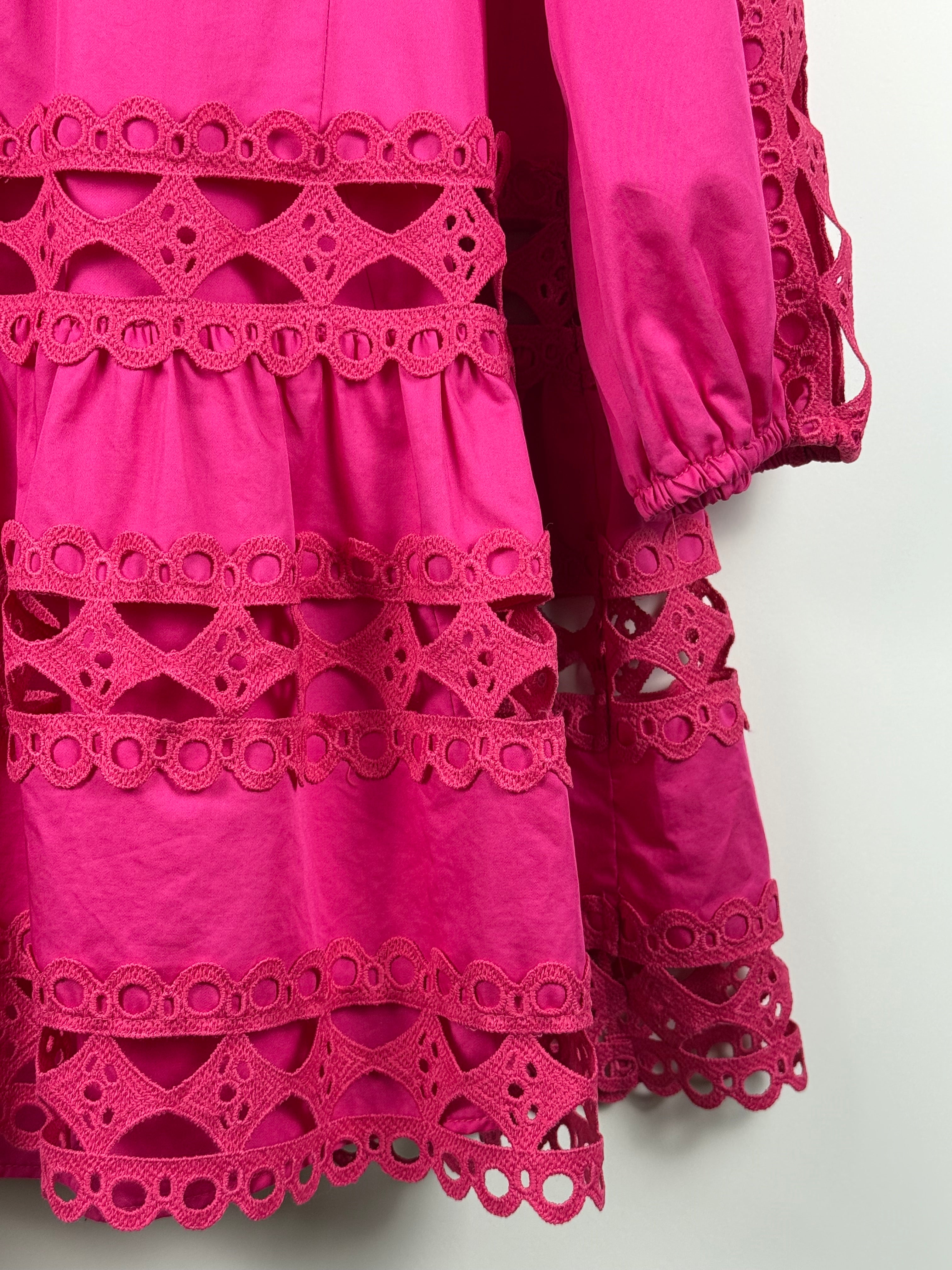 Devotion Kleid mit Unterkleid – Pink – Gr. S
