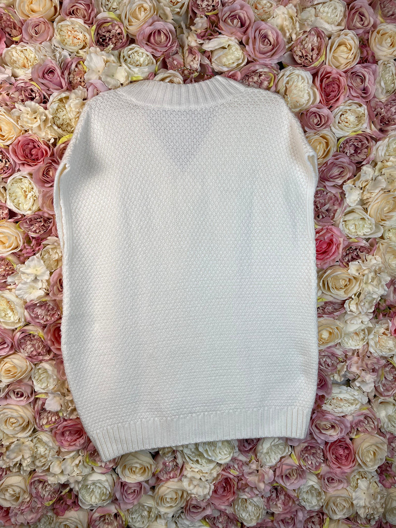 Sovaye Sweater Vest Ivory One Size