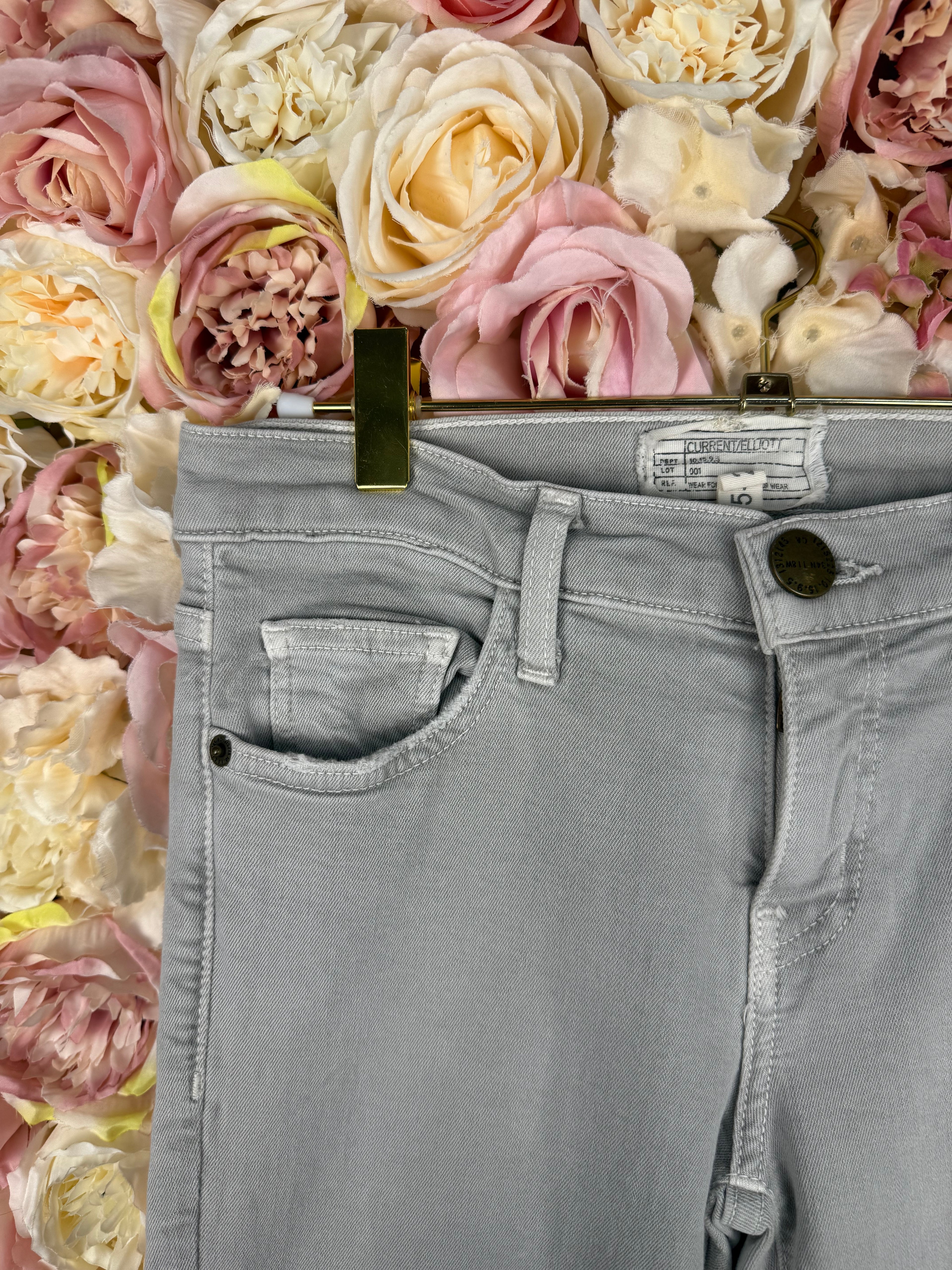 Current/Elliott Jeans light gray skinny