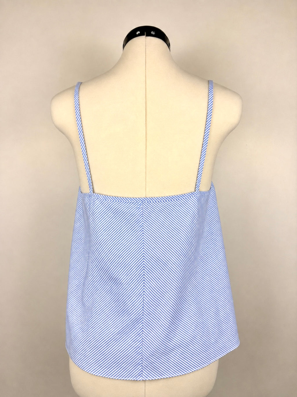 Ewa Herzog Striped Cotton Top Blue White Sz. 36 DE