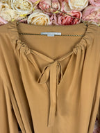 Stella McCartney Oversized Blouse Beige with Belt Sz. 36 DE (40 IT)