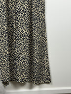 A.P.C. Kleid mit Leo-Print – Beige/Schwarz – Gr. 36 DE (38 FR)