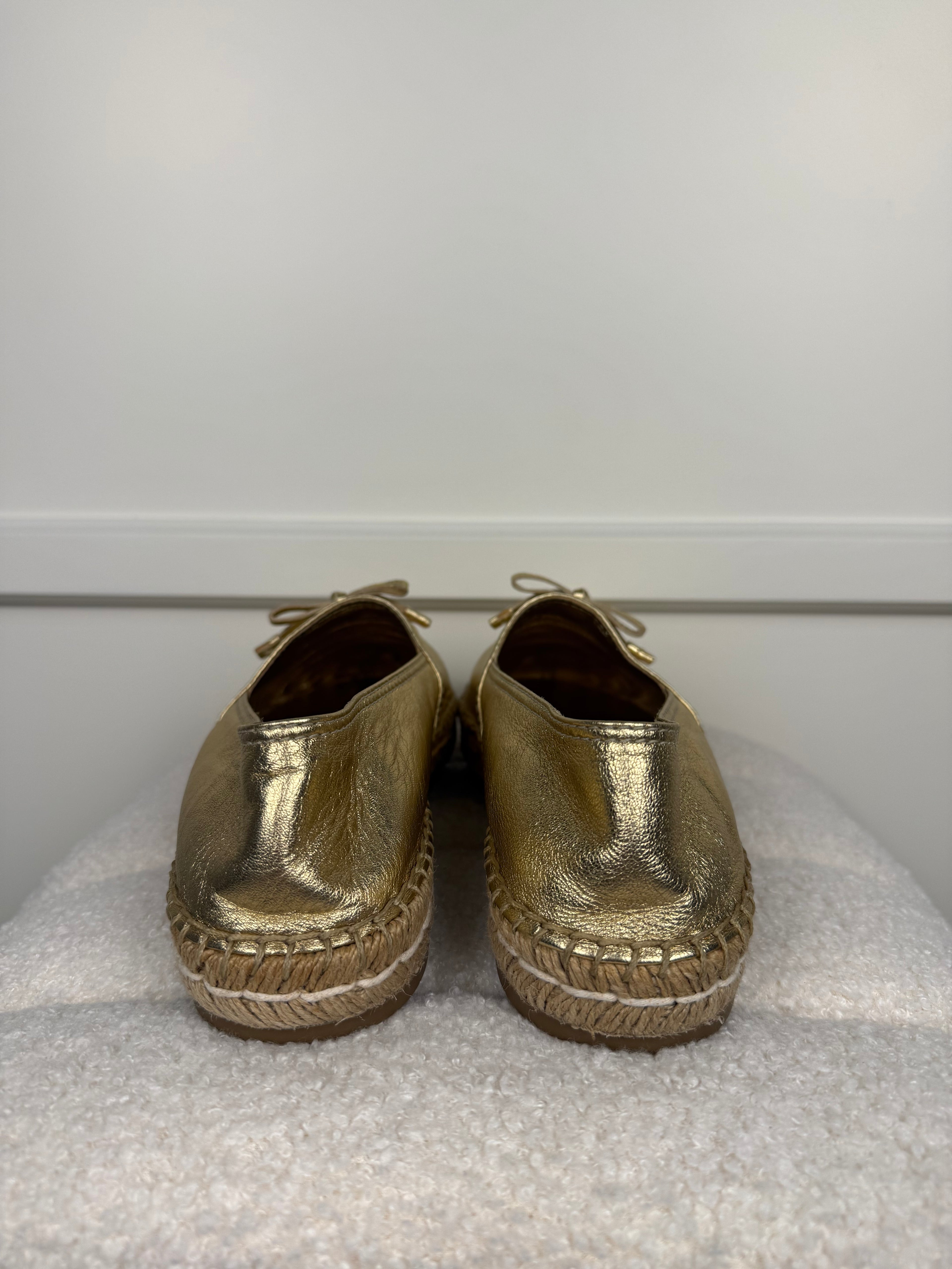 Prada Espadrilles Gold Sz. 38 EU