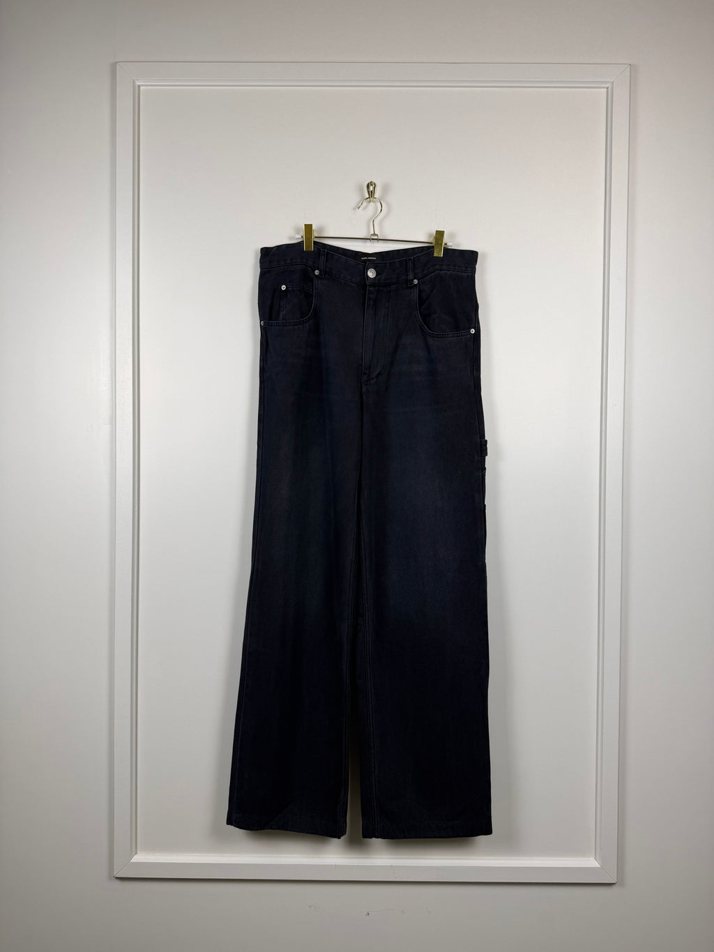 Isabel Marant Jeans mit weitem Bein – Grau – Gr. 38 DE (40 FR)
