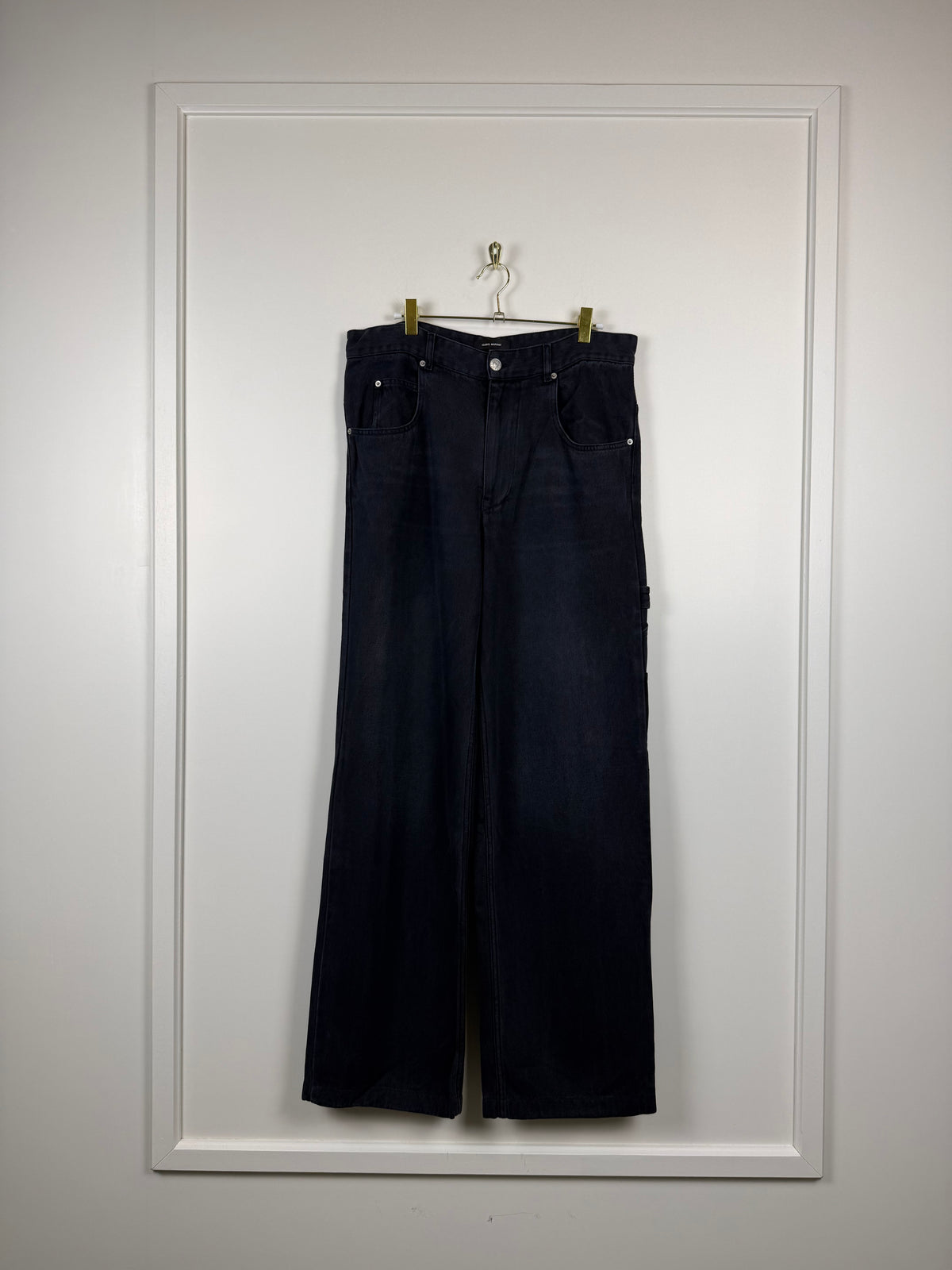 Isabel Marant Jeans mit weitem Bein – Grau – Gr. 38 DE (40 FR)