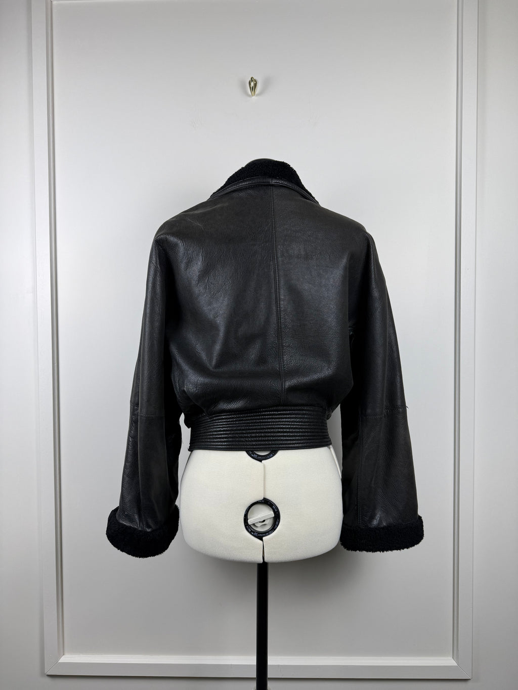 Versace Vintage Lederjacke – Schwarz – Gr. 38 DE (42 IT)