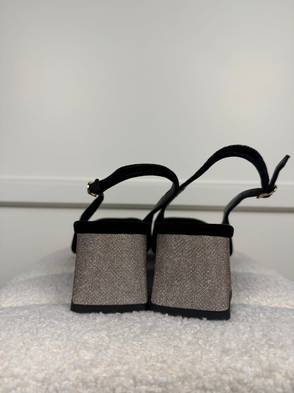 Lodi Velvet Slingbacks Black Sz. 39 EU