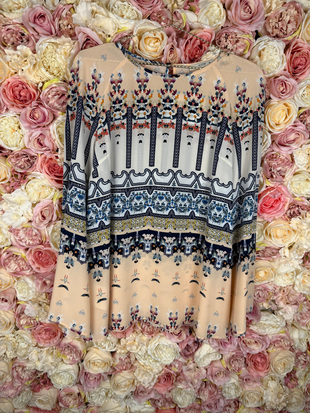 Etro Blouse Peach Multicolour