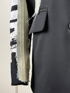 Le Nic & McCoy Jacket Black Jeans Sz. M