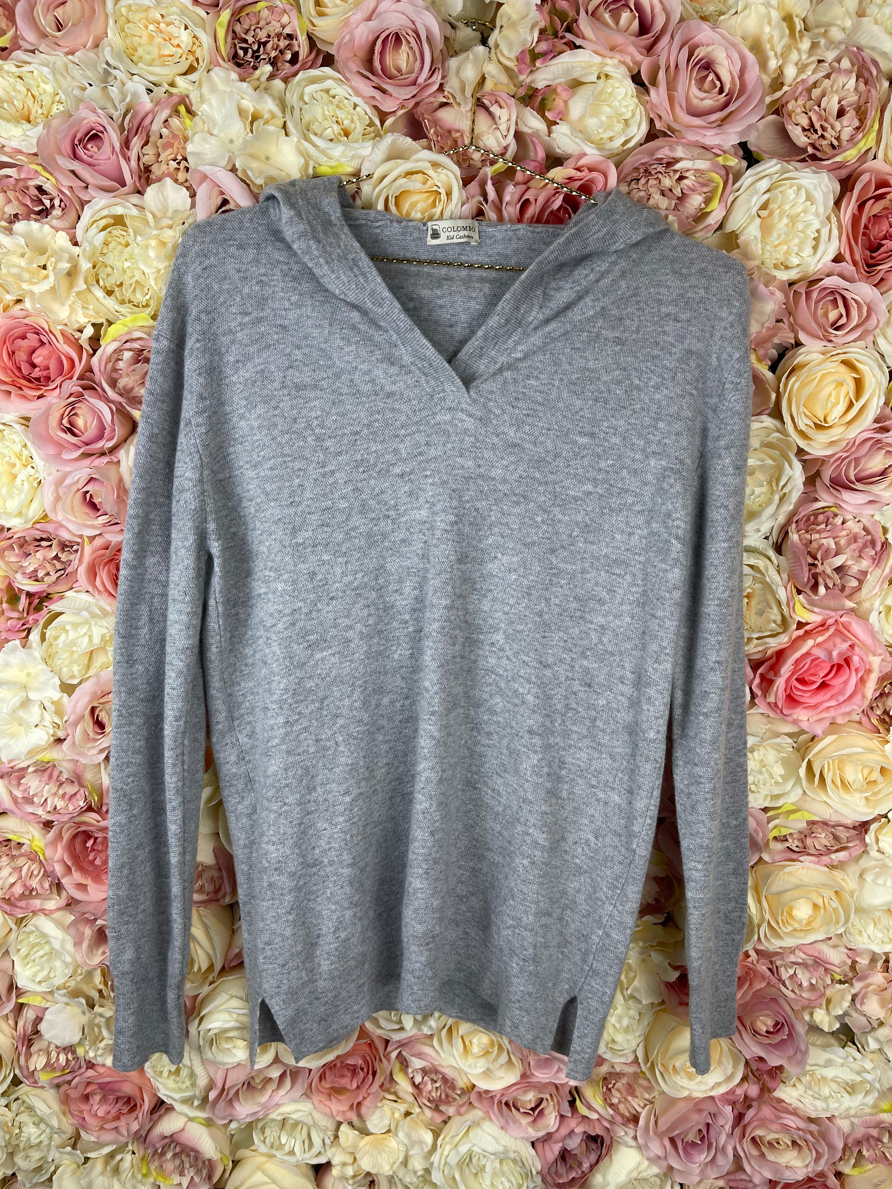 Colombo Cashmere Sweater Light Grey Sz. 38 DE
