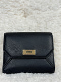 Bally Leather Wallet Black Nude