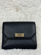 Bally Leather Wallet Black Nude