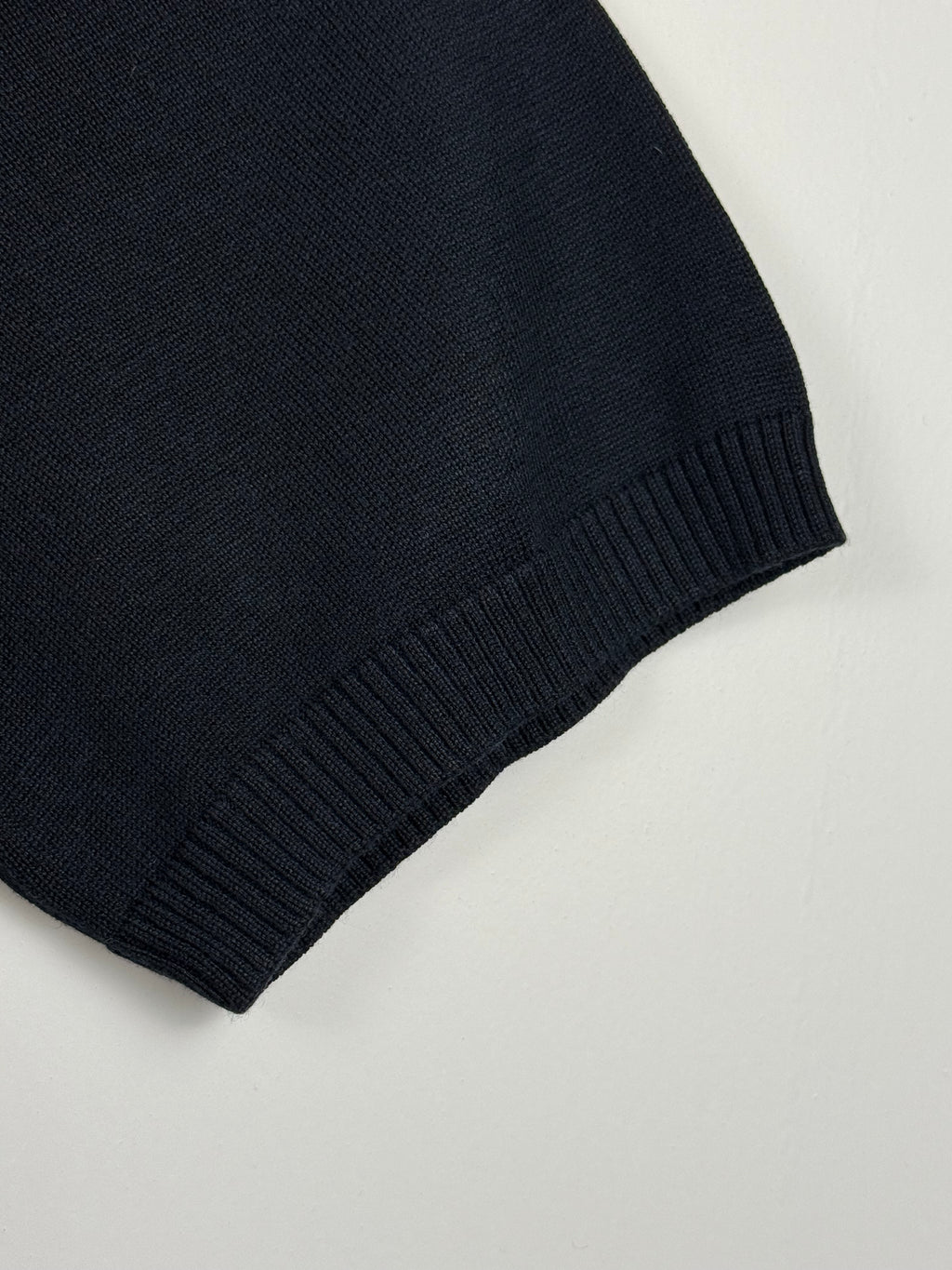 Peter Hahn Kurzarmpullover mit Rollkragen – Schwarz – Gr. 44 DE
