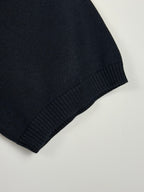 Peter Hahn Kurzarmpullover mit Rollkragen – Schwarz – Gr. 44 DE