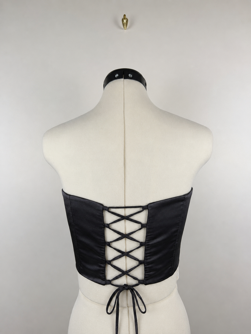 Sovaye Shiny Top Dark Grey Sz. S