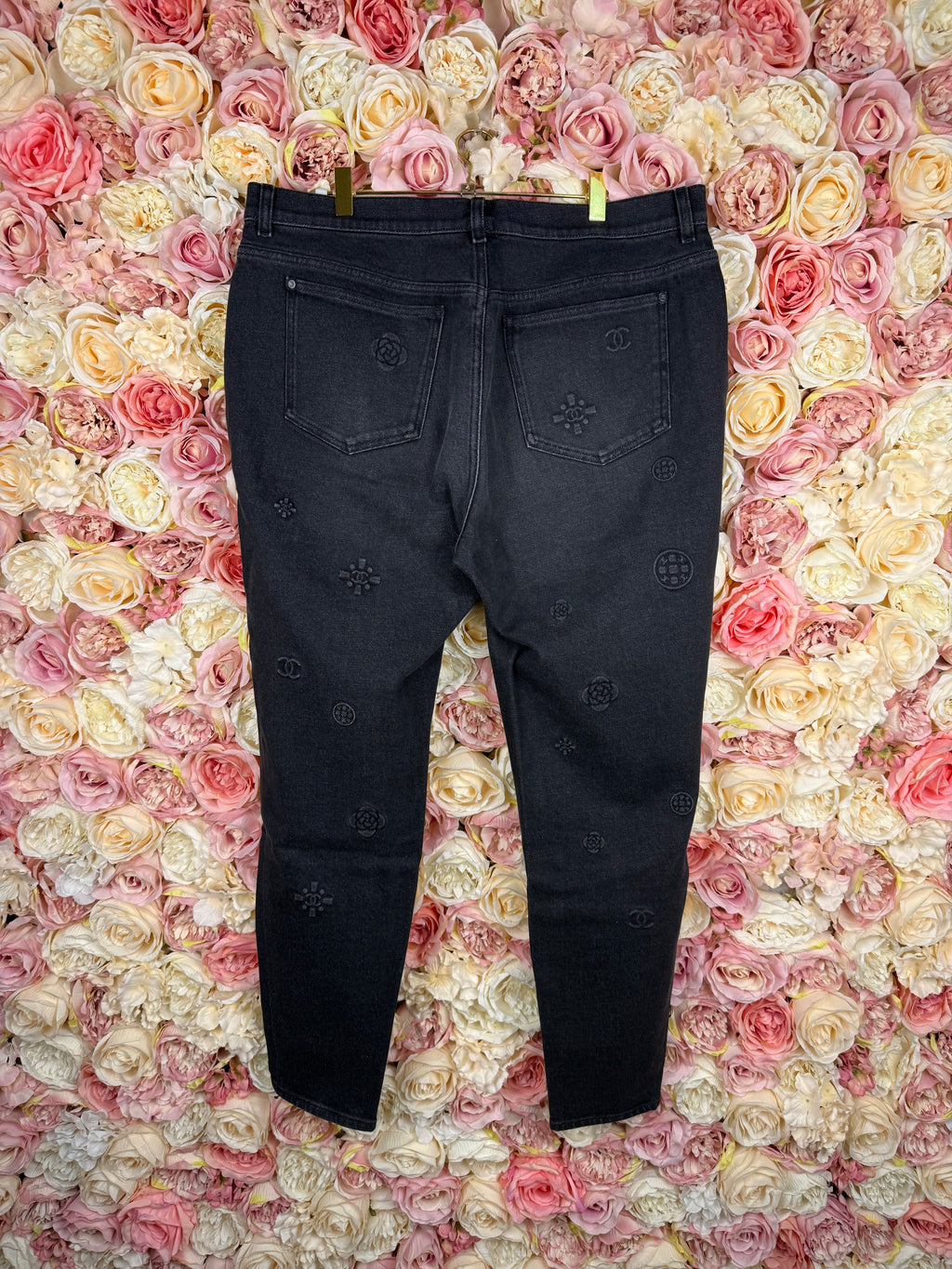 Chanel 21P Cotton Jeans Dark Grey Sz. 46 DE (48 FR)