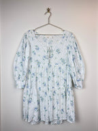 LoveShackFancy Cotton Dress White Multi Sz. M