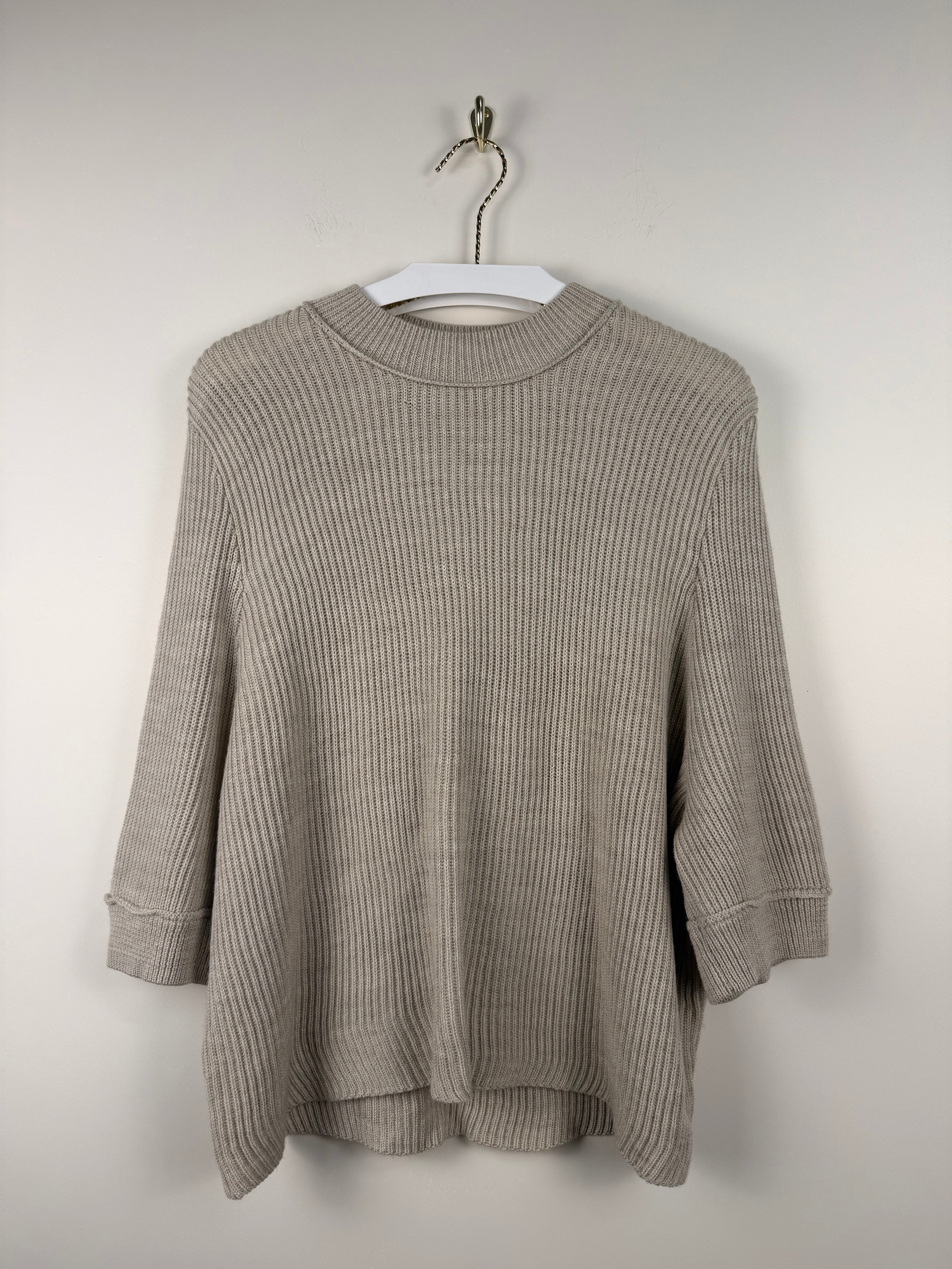 Steffen Schraut Pullover aus Merinowolle – Beige – Gr. 36 DE