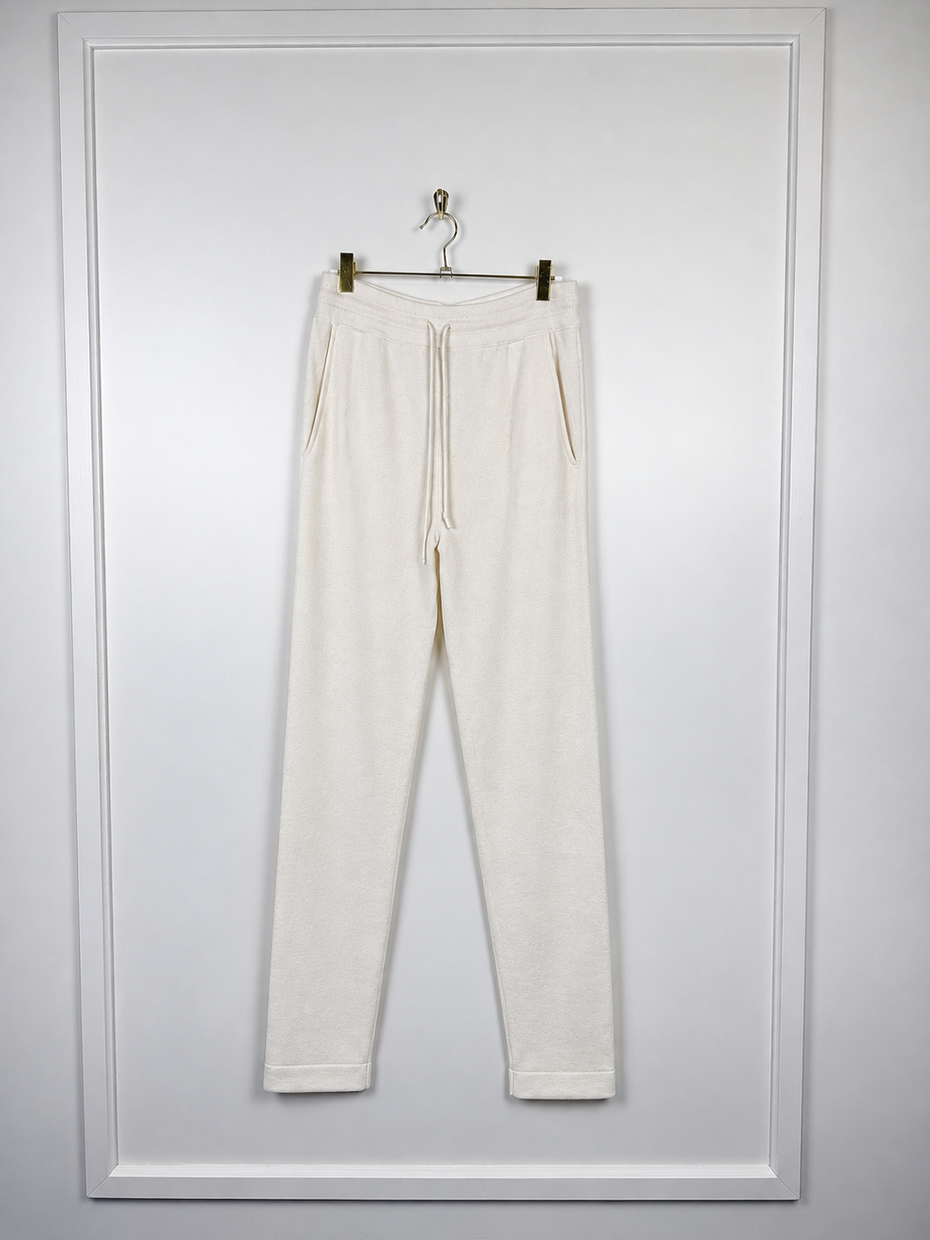 Kujten Cashmere Pants Ivory Sz. S/M